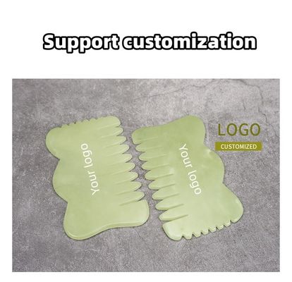 2024 Jade Stone Comb Head Massager Body Muscles Hair Health Care 를 위한 근육 마사지 도구