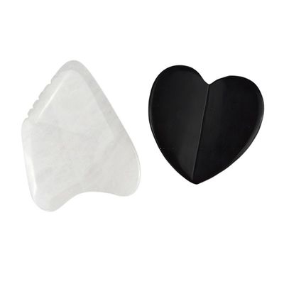 맞춤형 구아샤 바디 마사저 근육 마사지와 물리 치료용 검은색 비안스톤 구아샤 보드