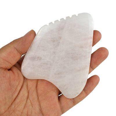 몸 마사저 구아샤 얼굴 스크래핑 보드 흰색 자이드 스톤 구아샤 도구 얼굴 및 SPA 침술 마사지 장비