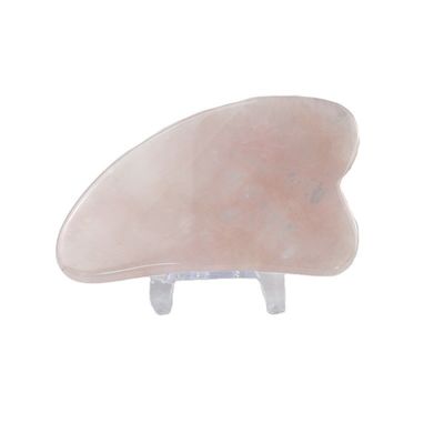 작은 자이드 스톤 구아샤 보드 목 등 어깨 허리 엉덩이 심장 모양 로즈 쿼츠 구아샤