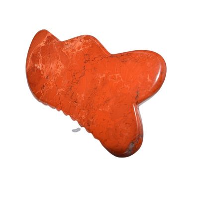 맞춤형 로고 2024 레드 자스퍼 스톤 구아 샤 스크래핑 마사지 보드