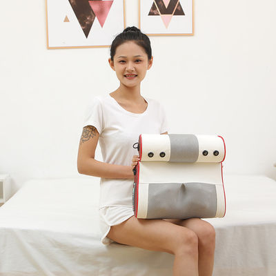 몸 흰색 빨간색 휴대용 자궁경부 마사지 힐링 베개 목 어깨 휴식기 몸 마사지 치료 마사지 도구 2024