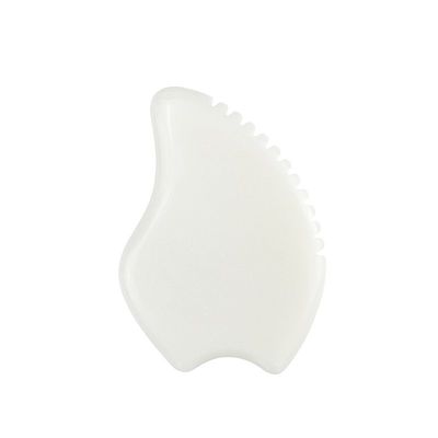 마사지 장비 베스트셀러 맞춤형 하얀 자이드 얼굴 마사지 가샤 도구 얼굴 자이드 돌 마사지 구아샤 보드