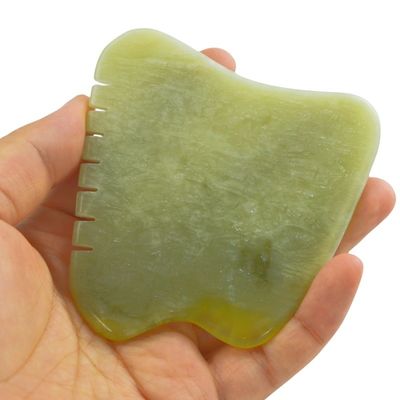 OEM 및 ODM 천연 Xiuyan Jade 얼굴 Guasha 마사지 장비