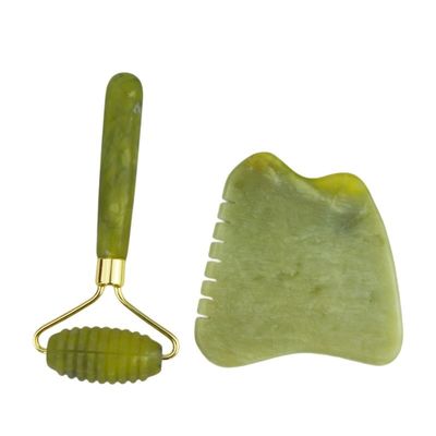 OEM 및 ODM 천연 Xiuyan Jade 얼굴 Guasha 마사지 장비