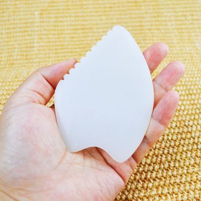얼굴 마사지 아프가니스탄 하얀 자이드 구아샤 돌 자연 자이드 돌 구아샤 스크래핑 도구 베스트셀러 신체 마사지 장비