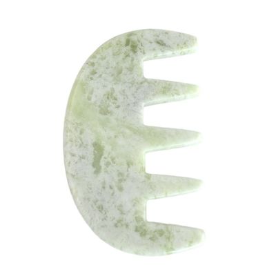 근육 마사지 100% 천연 시우안 자이드 구아샤 긁는 Comb Guasha 돌 얼굴 몸 스파 마사지 피부 관리 뷰티 도구