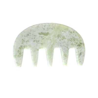 근육 마사지 100% 천연 시우안 자이드 구아샤 긁는 Comb Guasha 돌 얼굴 몸 스파 마사지 피부 관리 뷰티 도구