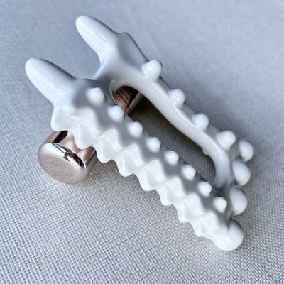 맞춤형 로고 가용자 손수용 세라믹 구아샤 마사지 도구 자체 피부 관리 건강 관리 제품