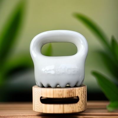 몸과 얼굴의 휴식을 취하는 피부 피부 개인 건강 관리 사용자 지정 로고와 함께 미세 결정 세라믹 구아 샤 스크래핑 도구