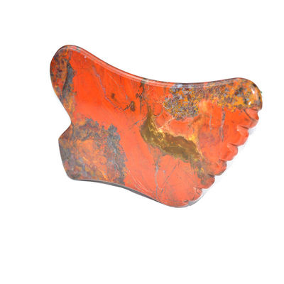 신체 마사지 장비 얼굴 피부 관리 도구에 대한 빨간 무카이트 구아 샤 스크래핑 보드