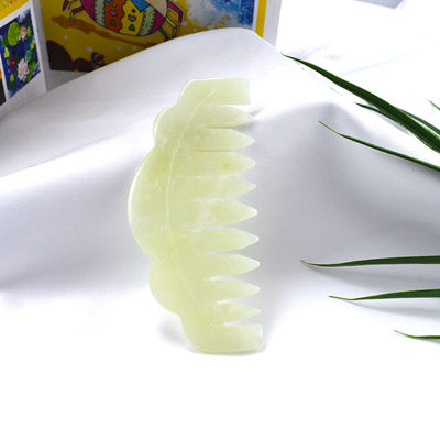 시우안 자이드 마사지 빗 9.2cm*4.6cm 크기 밝은 녹색 색상 혈액 순환을 촉진하고 수면을 개선합니다