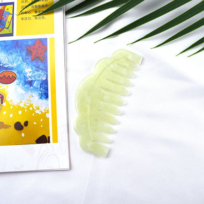 시우안 자이드 마사지 빗 9.2cm*4.6cm 크기 밝은 녹색 색상 혈액 순환을 촉진하고 수면을 개선합니다