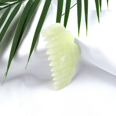 시우안 자이드 마사지 빗 9.2cm*4.6cm 크기 밝은 녹색 색상 혈액 순환을 촉진하고 수면을 개선합니다