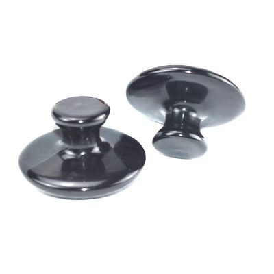 신체 마사지 도구 2024 검은 비안 돌 큰 버섯 모양 구아 샤 마사저 얼굴 마사지 및 건강 관리 55mm * 35mm