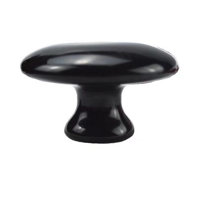 신체 마사지 도구 2024 검은 비안 돌 큰 버섯 모양 구아 샤 마사저 얼굴 마사지 및 건강 관리 55mm * 35mm