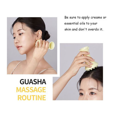 SPA 침술 요법 세라믹 구아 샤 고령화 방지 치료에 대한 스크래핑 도구 체면 목과 머리가 세라믹