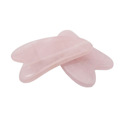 OEM/ODM 허용 로즈 쿼츠 구아샤 천연 자이드 구아샤 얼굴 도구 몸 얼굴 목 및 눈 피부 관리 SPA 마사지
