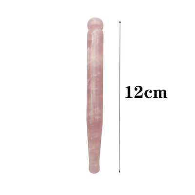 OEM ODM 천연 로즈 쿼츠 구아샤 마사지 스틱 바늘 근육 구제 몸 구아샤 마사저 포인트 롤러 구아샤 도구