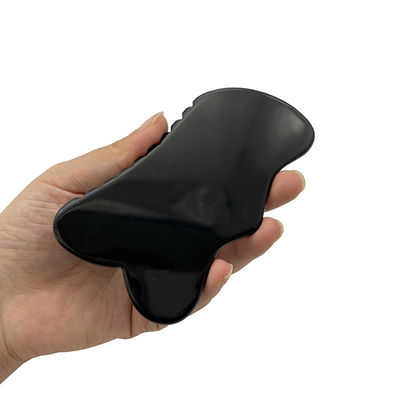 얼굴 마사지 오브시디안 과샤 아름다운 마사지 스크래핑 블랙 오브시디안 얼굴 마사지 침술 과샤 눈 얼굴 보드 SPA 도구