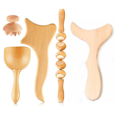 몸 치료 목 근육 롤러 세트 5 PC 목 마사저 마더 치료 항 셀룰라이트 림프 배수증 통증 완화