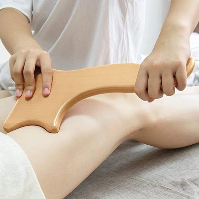 몸용 나무 근육 롤러 화장품 통증 완화 및 림프 배수 마사지 마사지 치료