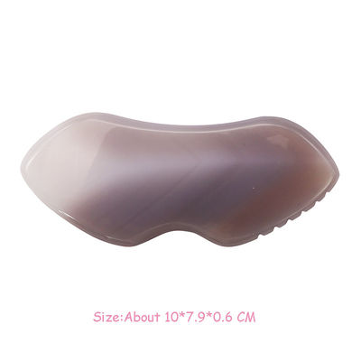 SPA 침술 요법에서 신체 마사지 및 얼굴 치료용 천연 아가트 구아샤 보드