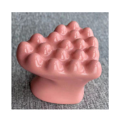 사용자 지정 로고 분홍색 3d 심장 모양 보편적인 세라믹 구아 샤 스크래핑 마사지 도구 눈 얼굴 목 피부 신체 마사저