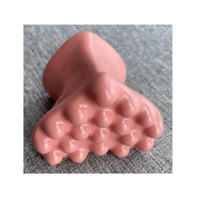 사용자 지정 로고 분홍색 3d 심장 모양 보편적인 세라믹 구아 샤 스크래핑 마사지 도구 눈 얼굴 목 피부 신체 마사저