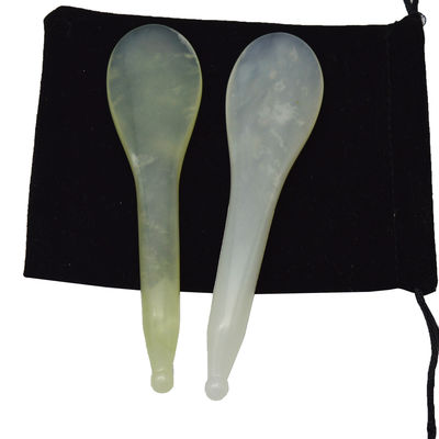 노란?? 가락 모양의 침술점 마사지 펜 Xiuyan Jade Stick 눈 마사지 펜 및 수용 가능한 OEM/ODM 서비스