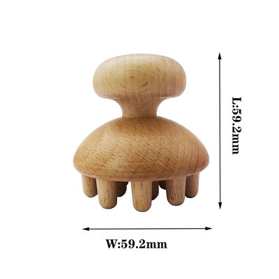 음악적 기능 목버섯 구아샤 치료 마사지 도구 휴대 및 전체 신체 림프 배수