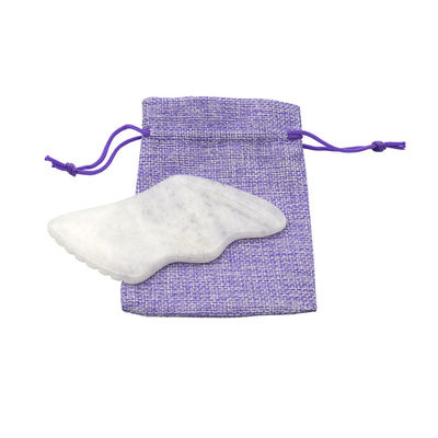 기능 헤드 헬스케어 마사저 백색 자이드 얼굴 Guasha 마사저 스크래핑 보드 Gua Sha 마사지 도구 머리에 마사지