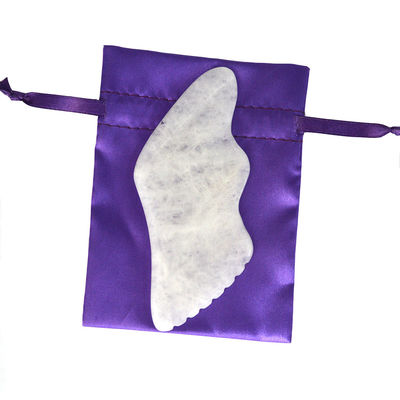 기능 헤드 헬스케어 마사저 백색 자이드 얼굴 Guasha 마사저 스크래핑 보드 Gua Sha 마사지 도구 머리에 마사지