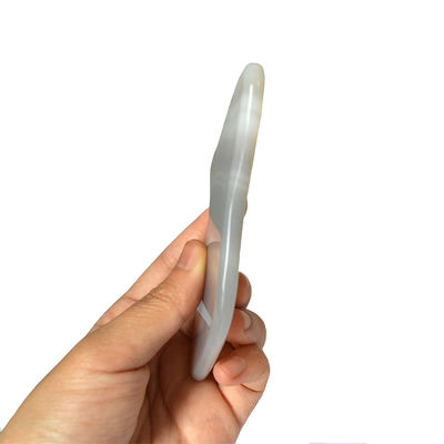 회색 아가트 Guasha 마사저 보드 개인 건강 관리 및 림프 배수