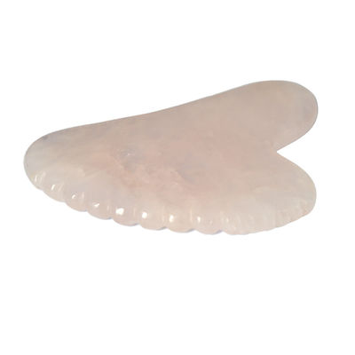 얼굴 핑크 심장 모양 로즈 쿼츠 자이드 구아샤 마사저 구아샤 보드 마사지 도구 개인 건강 관리 OEM / ODM