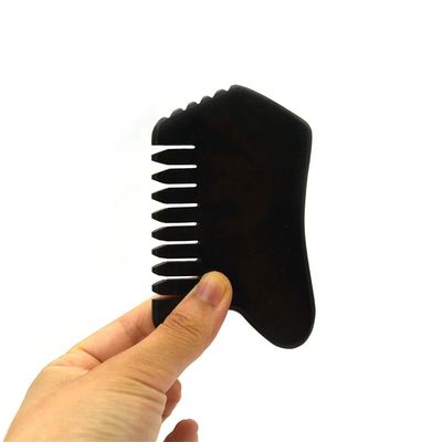 어두운 녹색 네프라이트 얼굴 몸 자이드 스톤 구아샤 마사저 보드 개인 건강 관리 및 SPA 침술 마사지 도구