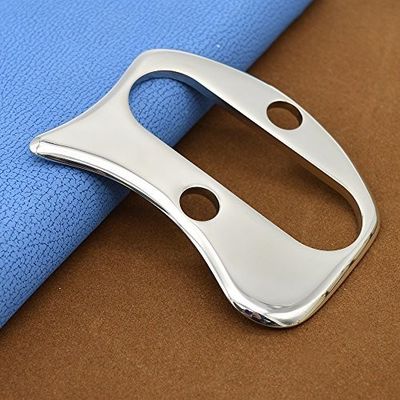 100*80*4.5mm 마사지 스테인리스 스틸 구아샤 스크래핑 마사지 도구 주름을 줄이기 위해 금속 구아샤 최신 디자인