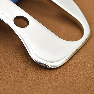 스테인리스 스틸 구아샤 도구 인체 마사저 스크래핑 마사지 도구 약 9.8cm * 7.5cm 금속 구아샤 마사지