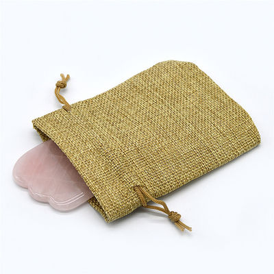 자연적인 얼굴 미용 치료용으로 닦은 블랙 로즈 쿼츠 구아 샤 마사지 도구
