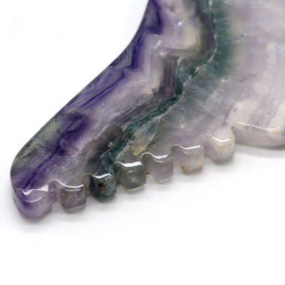 천연 스크래핑 마사저 도구 플루오라이트 자이드 구아 샤 보드