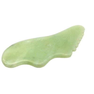 맞춤형 천연 Xiuyn Jade Guasha 도구 돌 스크래핑 마사지 구아 샤 보드 인증서 및 맞춤형 로고와 함께 아름다움