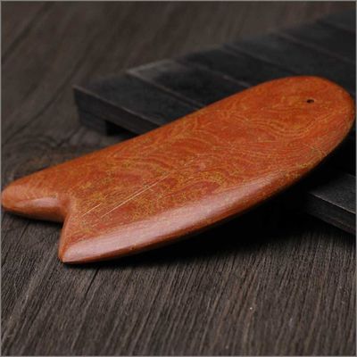 붉은 비안 스톤 마사저 몸 10.5cm*6cm*0.7cm 길이