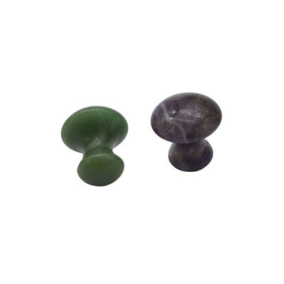 40mm 높이 30mm 지름 로즈 쿼츠 버섯 모양 구아 샤 마사지 돌