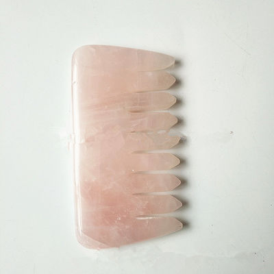 자연 로즈 쿼츠 구아 샤 스크래핑 마사지 도구 치료 모드