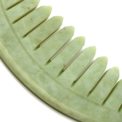 얼굴 마사저 2019 Gua Sha Xiuyan Jade Scraping Massage Comb Hair for Regulate Function 몸의 기능을 조절하기 위해