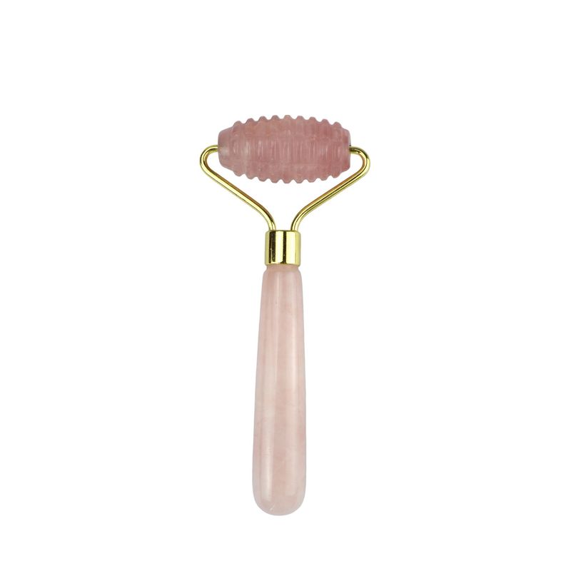 얼굴 마사지 도구 피부 관리 및 마사지 도구에 대한 100% 천연 로즈 쿼츠 구아 샤 자이드 롤러