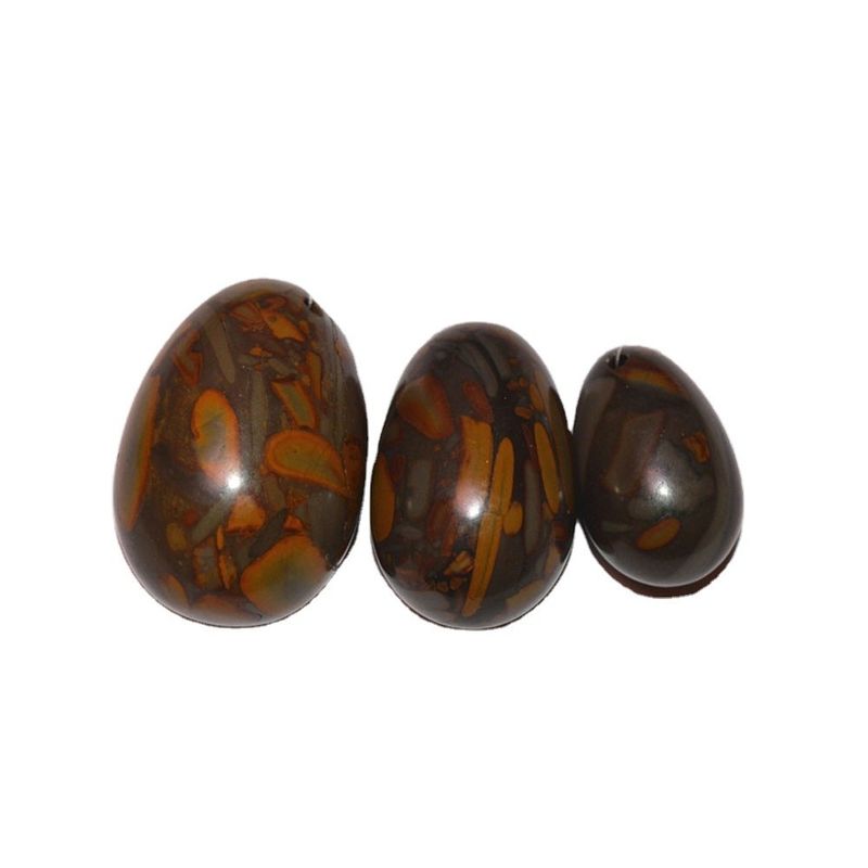 건강 관리 OEM ODM 및 기술용으로 닦은 전통적인 자연 원시 Nuwa Stone Jade Yoni 계란