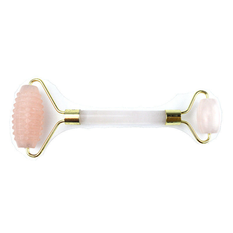 얼굴 마사지 천연 사설 레이블 크리스탈 로즈 쿼츠 분홍색 Guasha Gua Sha 마사지 얼굴 마사지 도구에 대한 자이드 롤러
