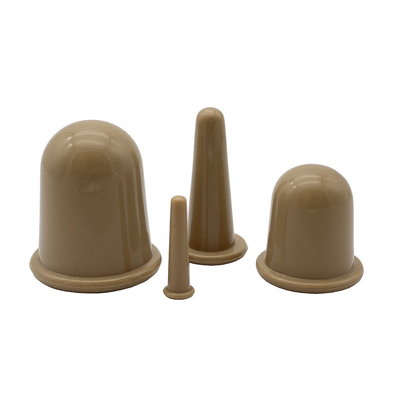 OEM/ODM 수용 4 PCS 실리콘 컵링 세트 얼굴 컵링 치료 진공 마사지 컵
