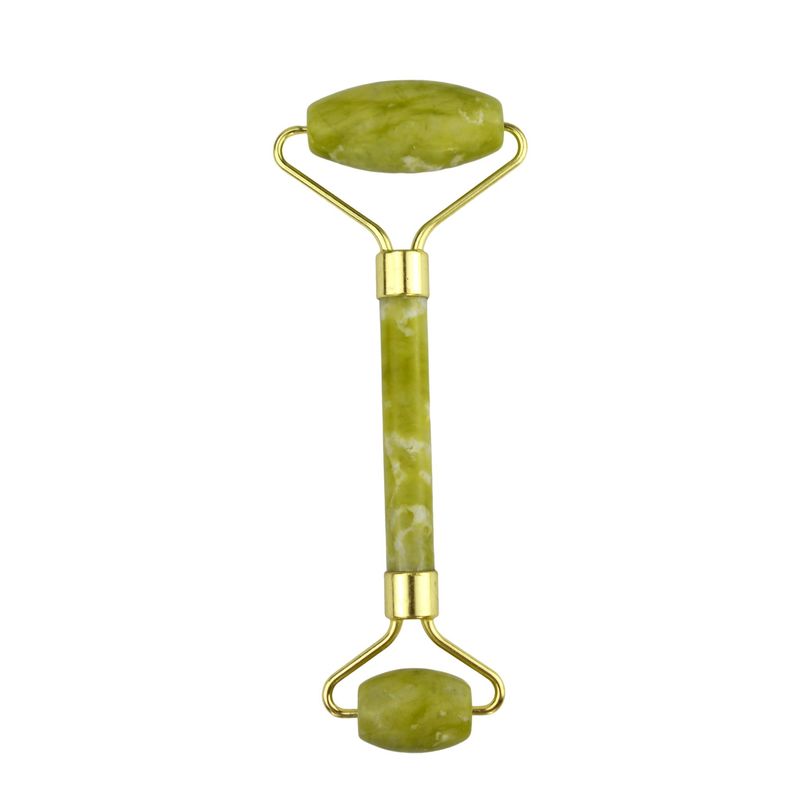 얼굴 마사지 장비 천연 Xiuyan Jade 얼굴 롤러 100% 천연 Jade 마사저 아름다움 도구 및 피부 관리를 위해
